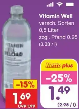 Netto Marken-Discount Vitamin Well Angebot