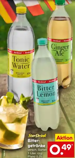 Netto Marken-Discount StarDrink Bittergetränke Angebot