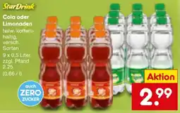 Netto Marken-Discount StarDrink Cola oder Limonaden Angebot