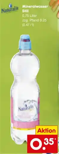 Netto Marken-Discount Naturalis Mineralwasser Still Angebot