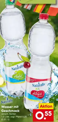 Netto Marken-Discount Naturalis Wasser mit Geschmack Angebot