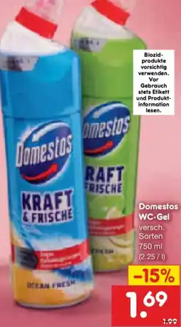 Netto Marken-Discount Domestos WC-Gel Angebot