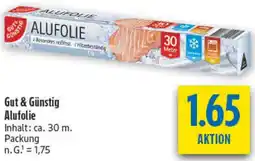 diska Gut & Günstig Alufolie Angebot