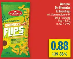 diska Wurzener Die Originalen Erdnuss Flips Angebot