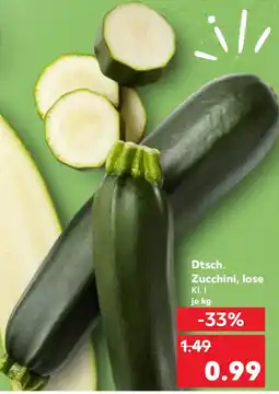 Kaufland Dtsch. Zucchini, lose Angebot