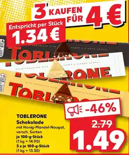Kaufland TOBLERONE Schokolade Angebot