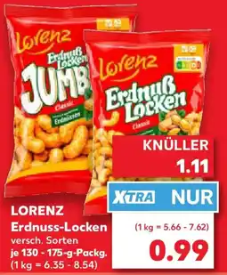 Kaufland LORENZ Erdnuss-Locken Angebot