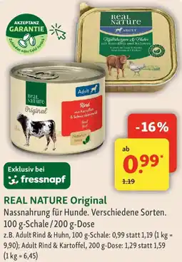Fressnapf REAL NATURE Original Angebot