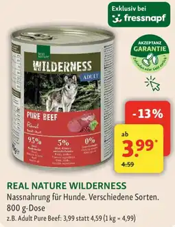 Fressnapf REAL NATURE WILDERNESS Nassnahrung für Hunde Angebot