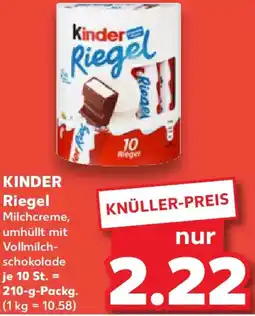 Kaufland KINDER Riegel Angebot