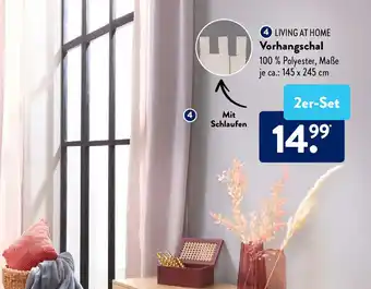 Aldi Süd Living at Home Vorhangschal Angebot