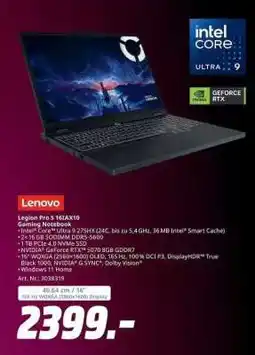 MediaMarkt Lenovo Legion Pro 5 16IAX10 Angebot
