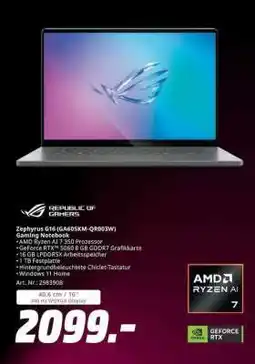 MediaMarkt Zephyrus G16 (GA603K-MQRO03W) Angebot