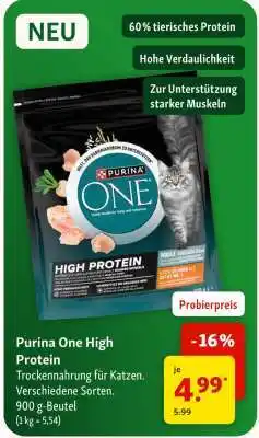 Fressnapf Purina One High Protein Angebot