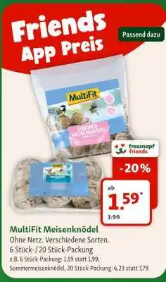 Fressnapf MultiFit Meisenknödel Angebot