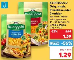 Kaufland KERRYGOLD Orig. irisch. Pizzakäse oder Cheddar Angebot
