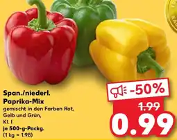 Kaufland Span./niederl. Paprika-Mix Angebot