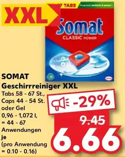 Kaufland SOMAT Geschirrreiniger XXL Angebot