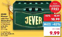 Kaufland JEVER Pilsener oder Fun Angebot