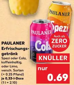 Kaufland PAULANER Erfrischungsgetränk Angebot