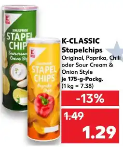 Kaufland K-CLASSIC Stapelchips Angebot