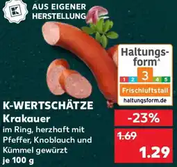 Kaufland K-WERTSCHÄTZE Krakauer Angebot