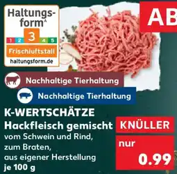 Kaufland K-WERTSCHÄTZE Hackfleisch gemischt Angebot