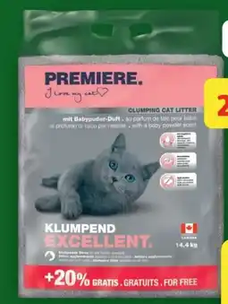 Fressnapf Premiere Tierbedarf Clumping Excellent Premiumstreu Angebot