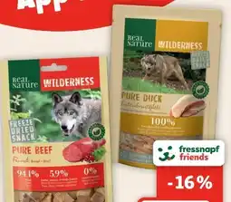 Fressnapf Real Nature WILDERNESS Freeze Dried Snacks Angebot