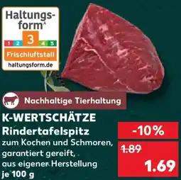 Kaufland K-WERTSCHÄTZE Rindertafelspitz Angebot
