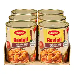 Netto Marken-Discount Maggi Ravioli in pikanter Sauce mit Fleisch 800 g, 6er Pack Angebot