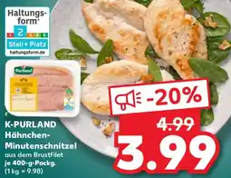 Kaufland K-PURLAND Hähnchen Minutenschnitzel Angebot