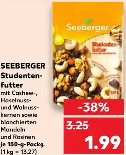 Kaufland SEEBERGER Studentenfutter Angebot