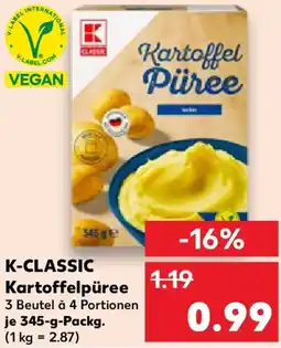 Kaufland K-CLASSIC Kartoffelpüree Angebot