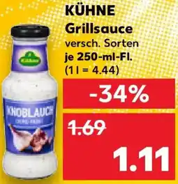 Kaufland KÜHNE Grillsauce Angebot