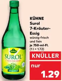 Kaufland KÜHNE Surol 7-Kräuter Essig Angebot