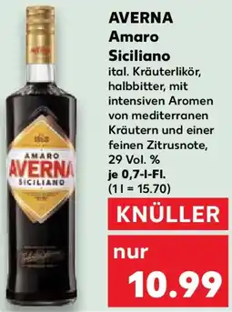 Kaufland AVERNA Amaro Siciliano Angebot