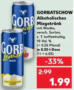 Kaufland GORBATSCHOW Alkoholisches Mixgetränk Angebot