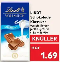 Kaufland LINDT Schokolade Klassiker Angebot