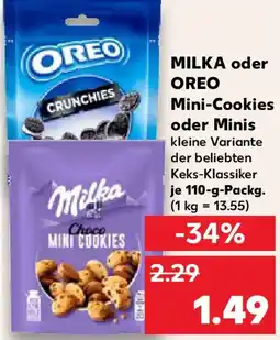 Kaufland MILKA oder OREO Mini-Cookies oder Minis Angebot