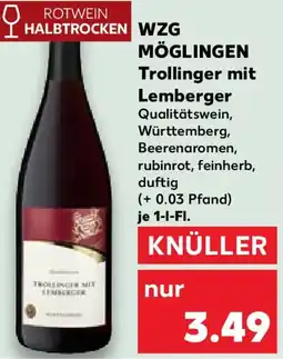 Kaufland WZG MÖGLINGEN Trollinger mit Lemberger Angebot