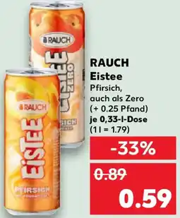 Kaufland RAUCH Eistee Angebot