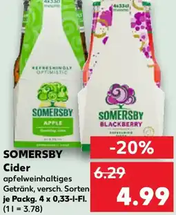 Kaufland SOMERSBY Cider Angebot