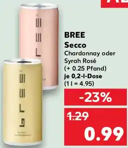 Kaufland BREE Secco Angebot