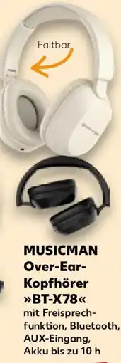 Kaufland MUSICMAN Over-Ear Kopfhörer BT-X78 Angebot
