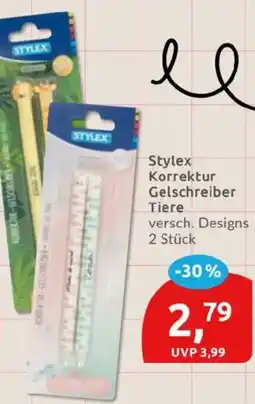Budni Stylex Korrektur Gelschreiber Tiere Angebot