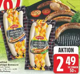 E-Center Gutfried hähnchen-bratwurst Angebot