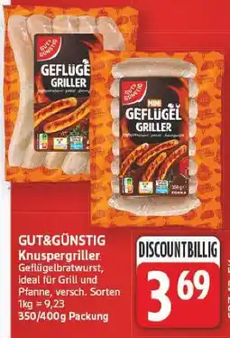 E-Center Gut&günstig geflügel griller Angebot