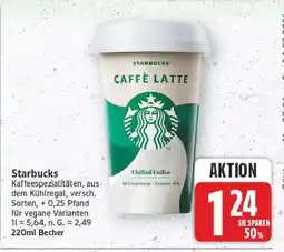 E-Center Starbucks kaffeespezialitäten Angebot