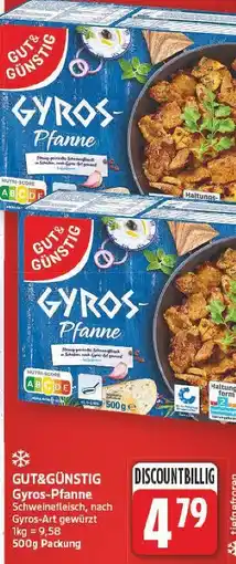 E-Center Gut&günstig gyros-pfanne Angebot